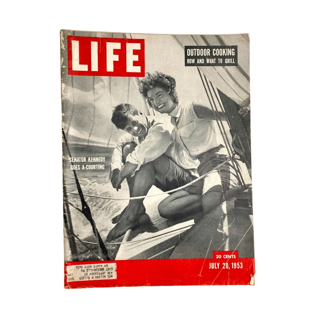 RES*Life Magazine July 20 1953 Vol 35 No. 3 John F. Kennedy & Jackie GD Interior