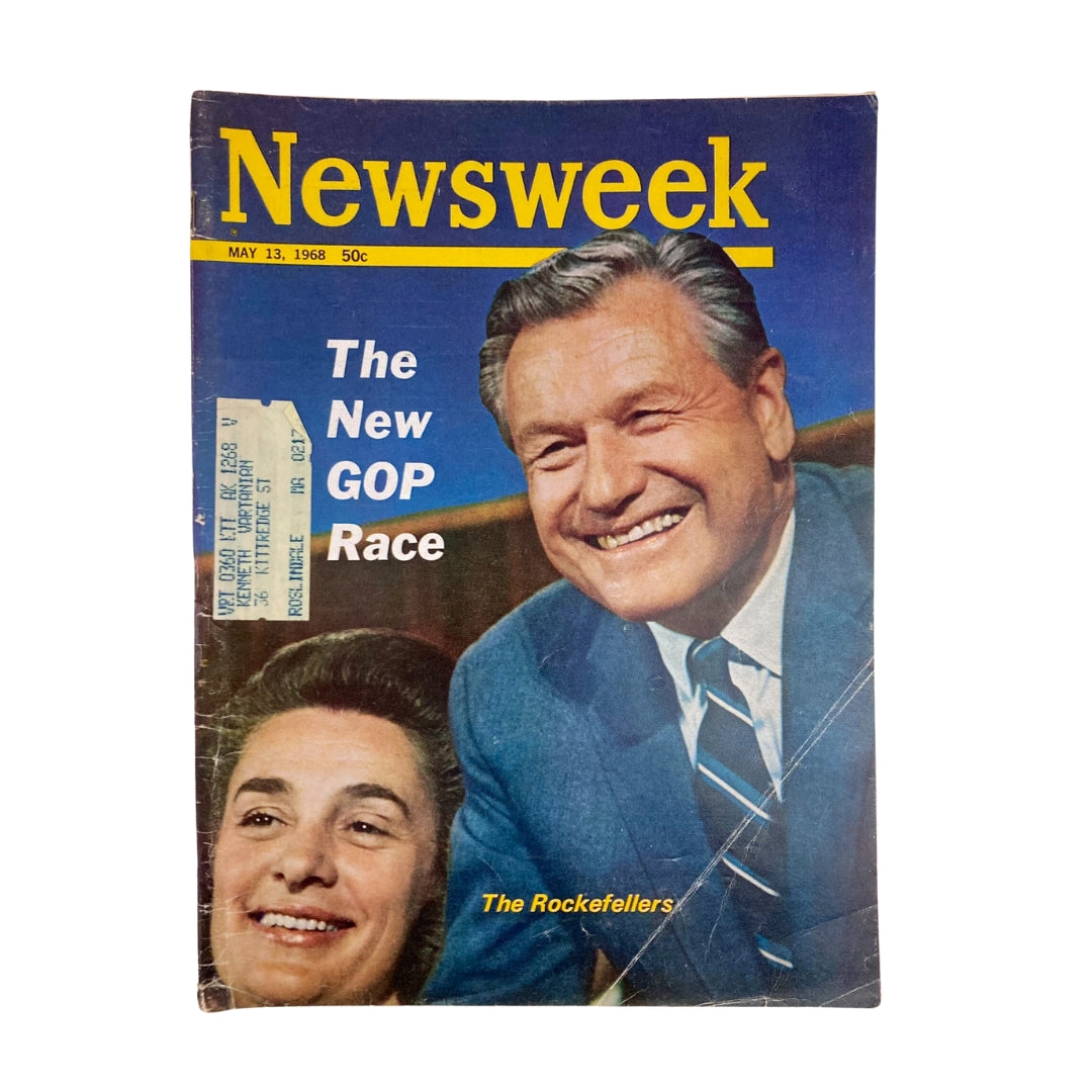 VTG Newsweek Magazine May 13 1968 The Rockefellers & The New GOP Race