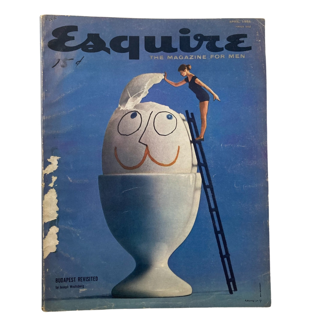 VTG Esquire Magazine April 1956 No. 269 Budapest Revisited GD Interior No Label