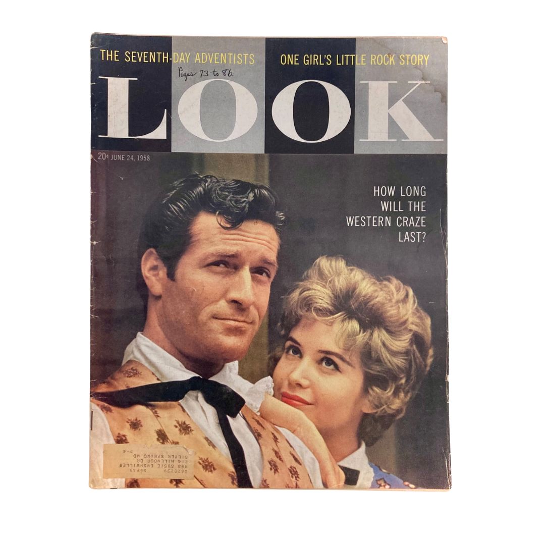 VTG Look Magazine June 24 1958 Hugh O'Brian as Wyatt Earp by Earl Theisen