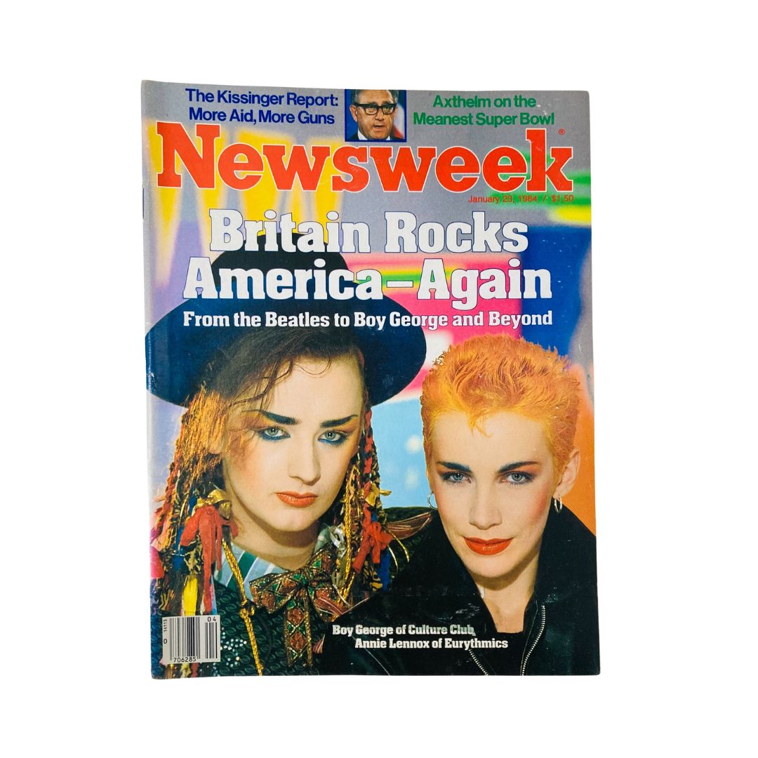 VTG Newsweek Magazine January 23 1984 Boy George and Annie Lennox