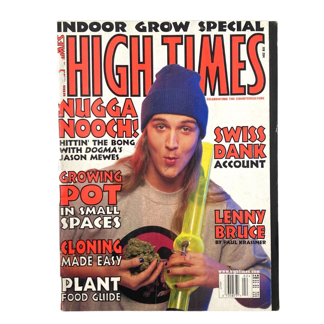 High Times Magazine February 2000 Nugga Nooch Dogma's Jason Mewes No Label