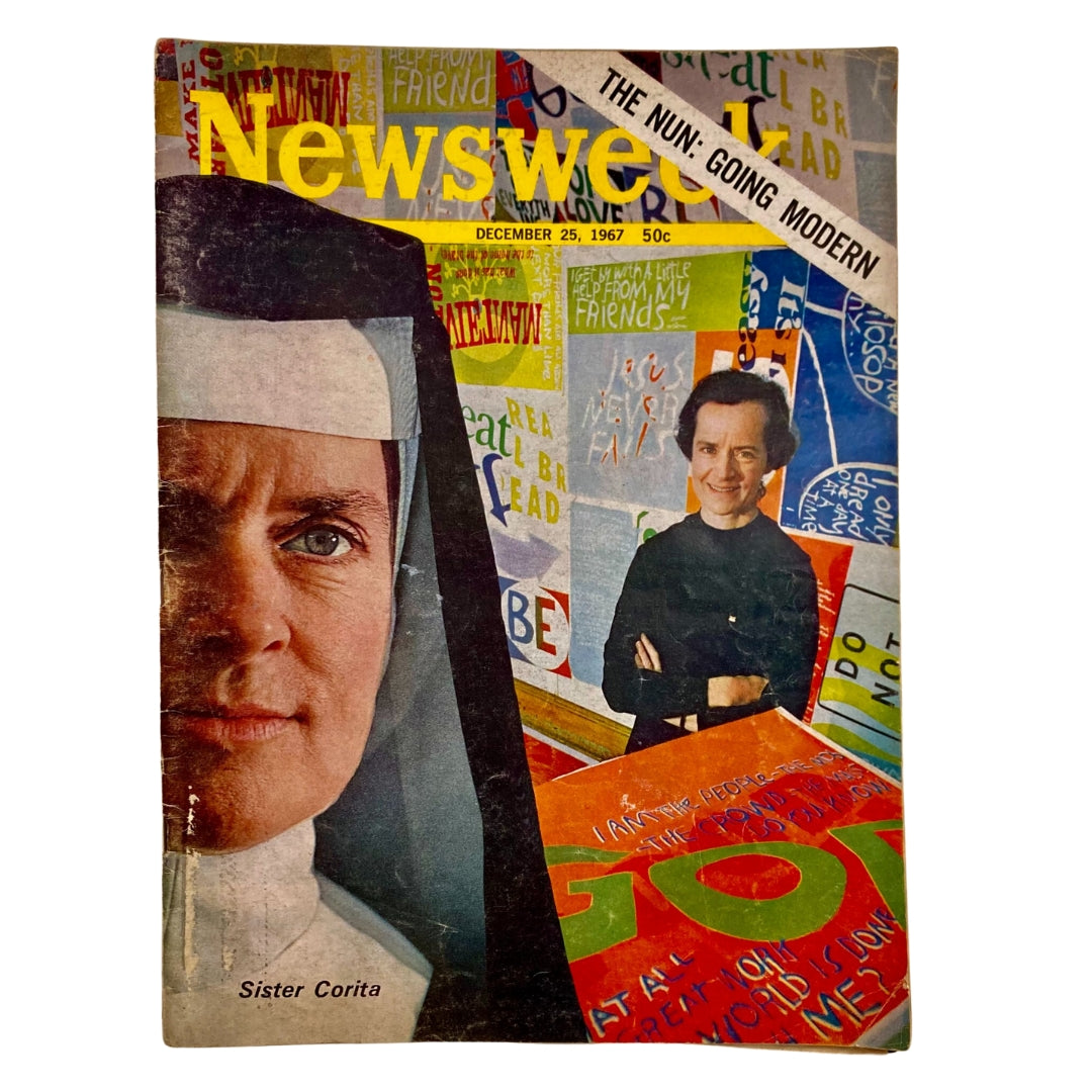 VTG Newsweek Magazine December 25 1967 Sister Corita The Nun Going Modern