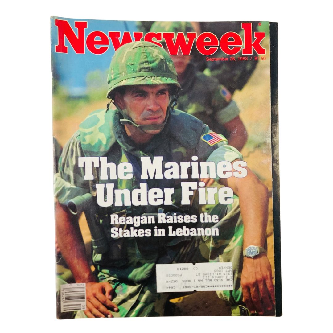 VTG Newsweek Magazine September 26 1983 The Marines Under Fire in Lebanon