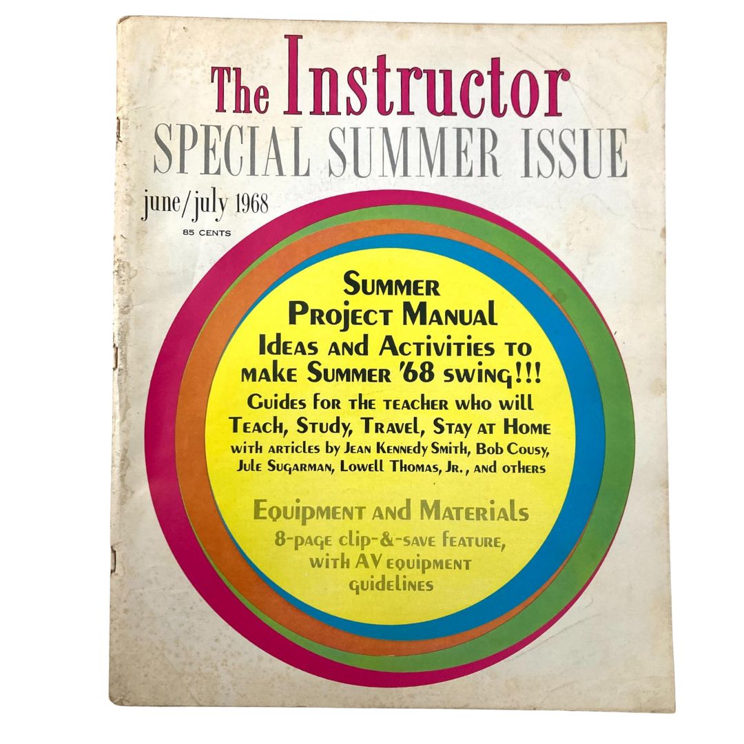 VTG The Instructor Magazine June 1968 Special Summer Project Manual No Label