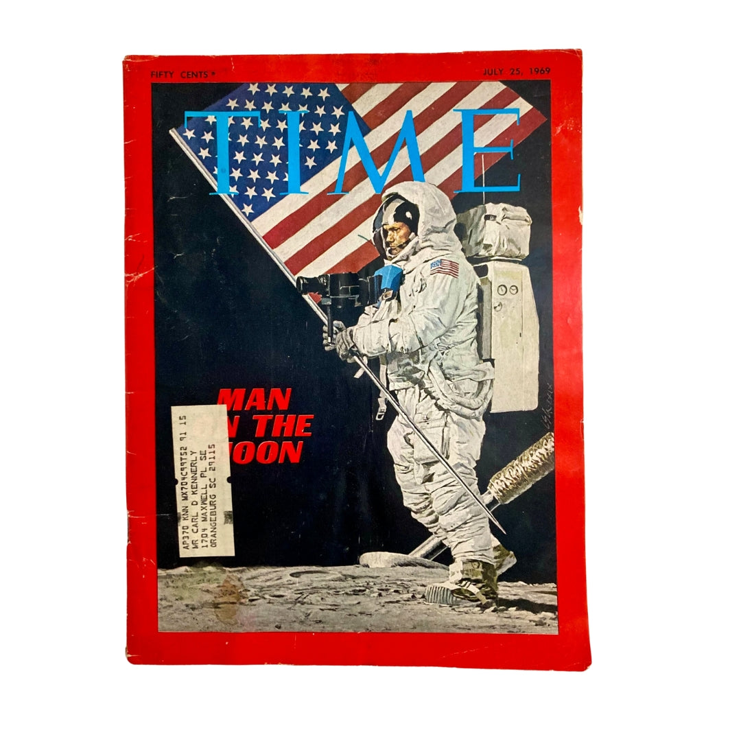 VTG Time Magazine July 25 1969 Neil Armstrong Man on the Moonpric