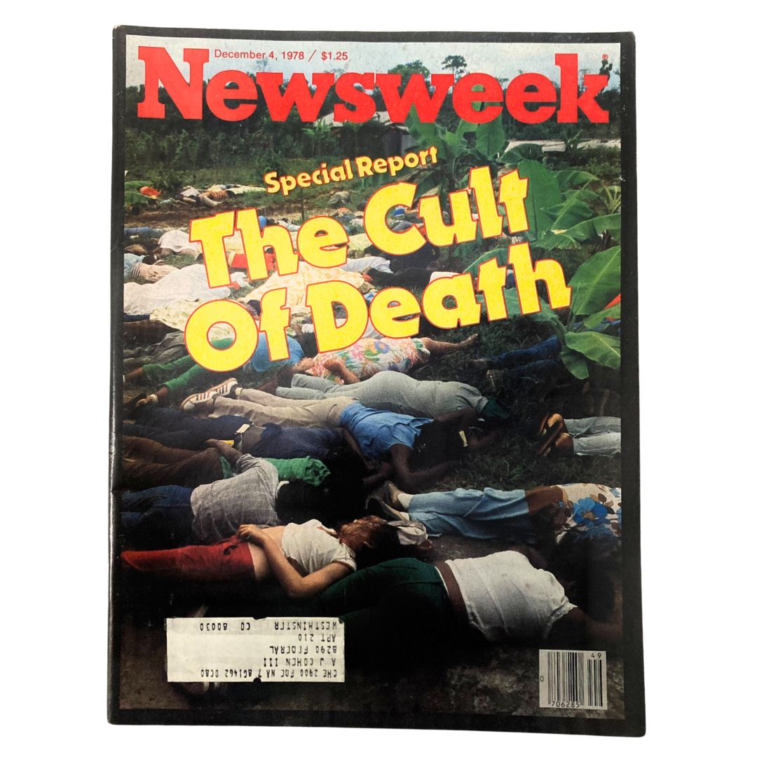 VTG Newsweek Magazine December 4 1978 Special Report The Cult of Death