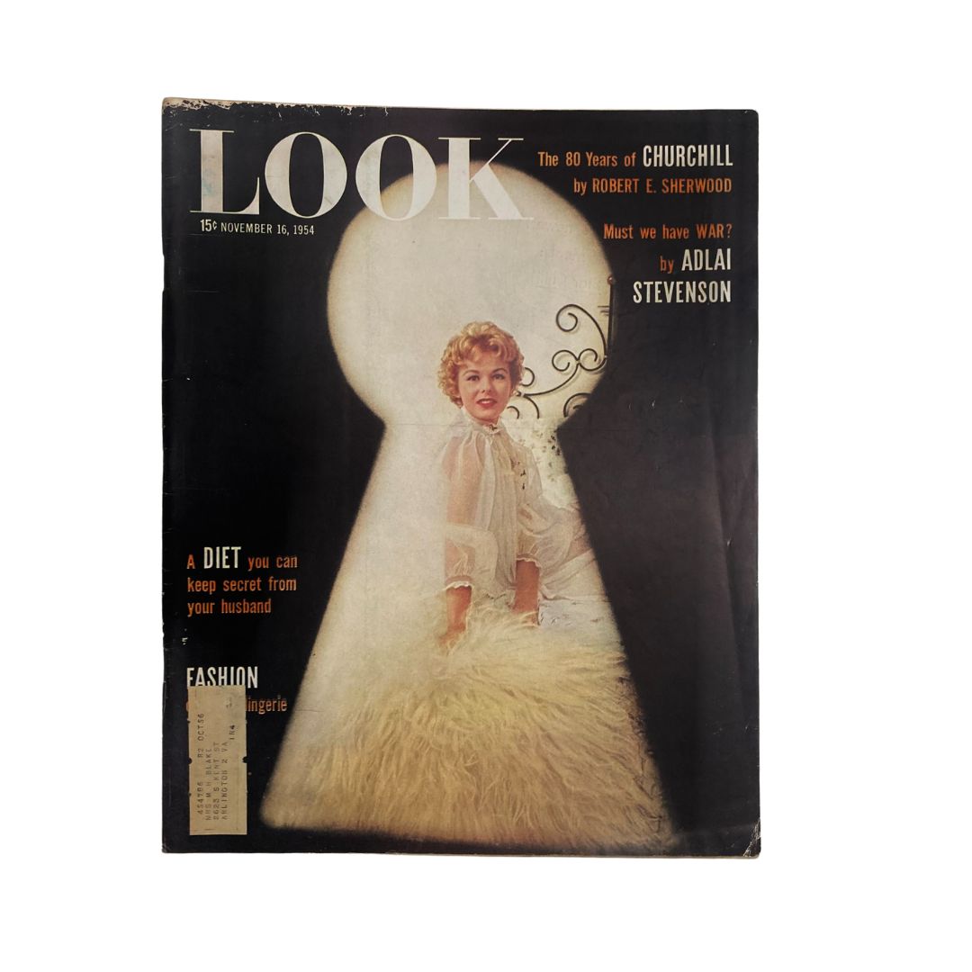 VTG Look Magazine November 16 1954 Vol 18 No. 23 Cover Model Jeryl Johnson