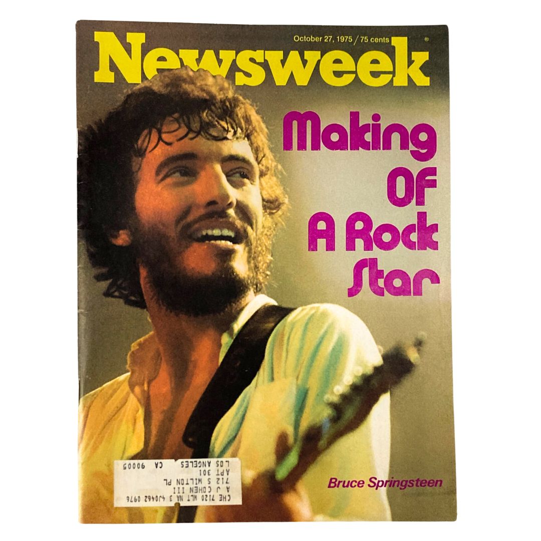 VTG Newsweek Magazine October 27 1975 Bruce Springsteen Making of a Rock Star