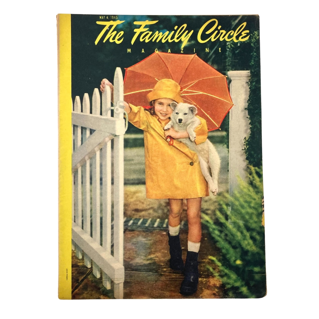 VTG The Family Circle Magazine May 4 1945 Laundress to Captain Ankeny No Label