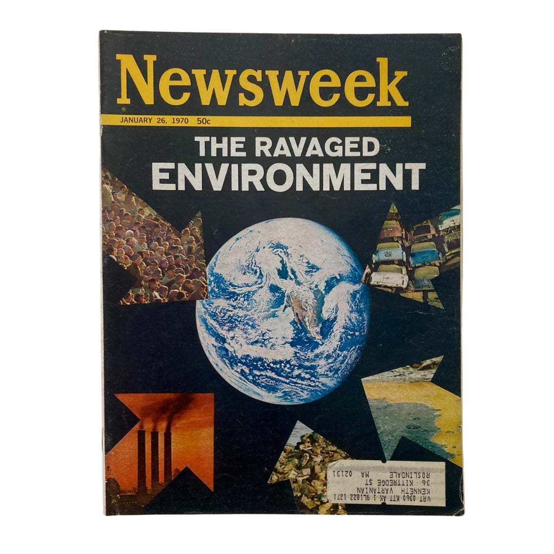 VTG Newsweek Magazine January 26 1970 The Ravaged Environment