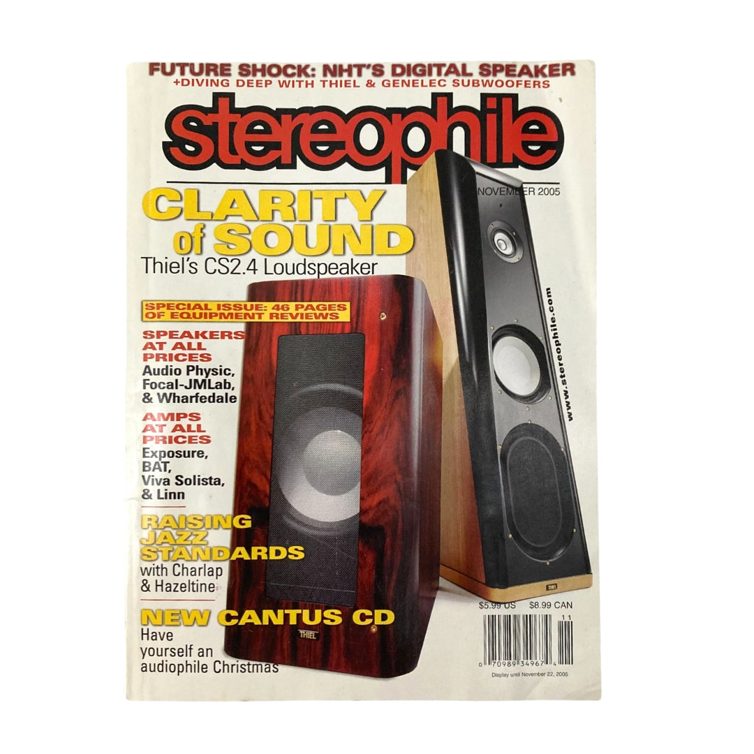 Stereophile Magazine November 2005 Clarity of Sound CS2.4 Loudspeaker No Label