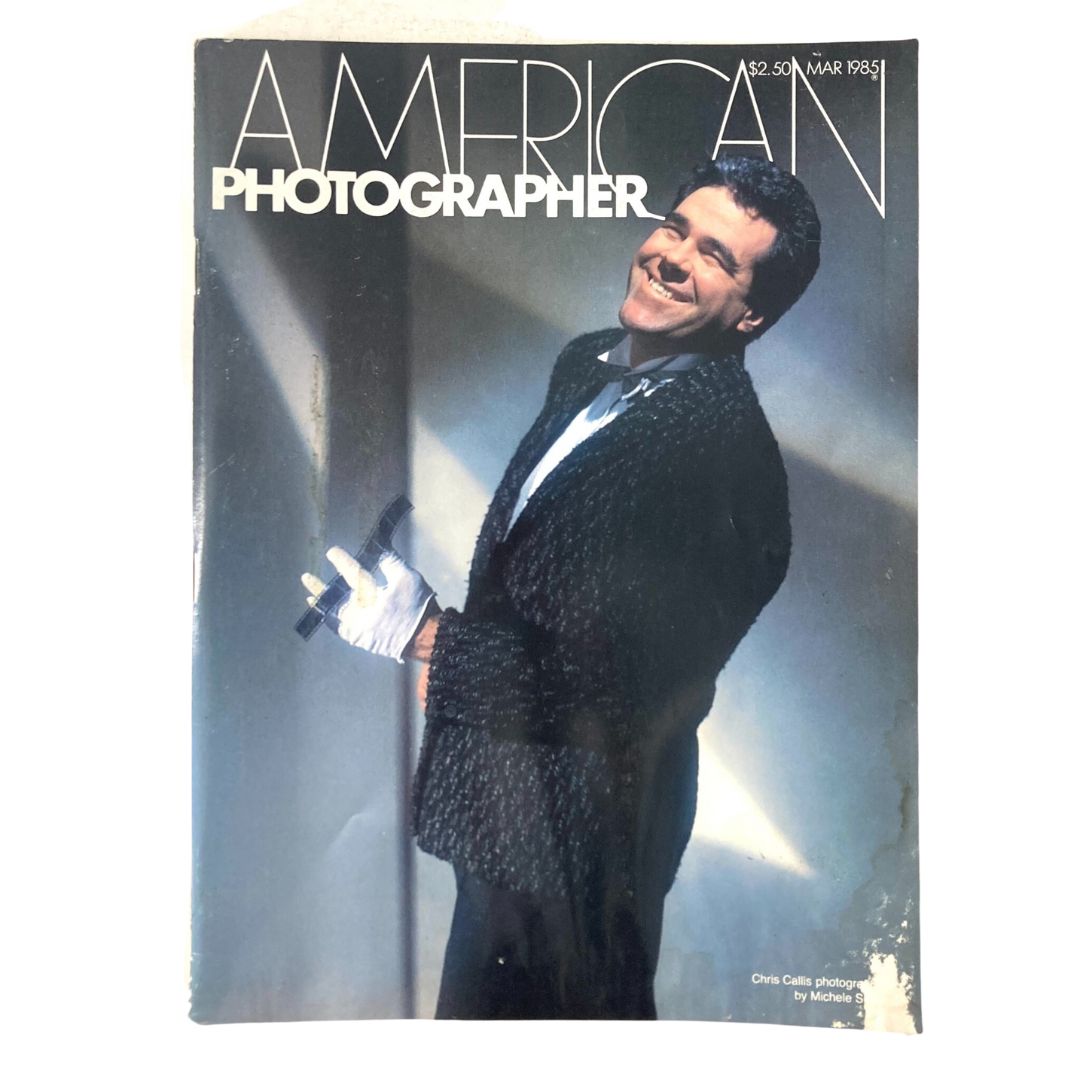 American Photographer Magazine March 1985 Chris Callis Photo by Michele Singer