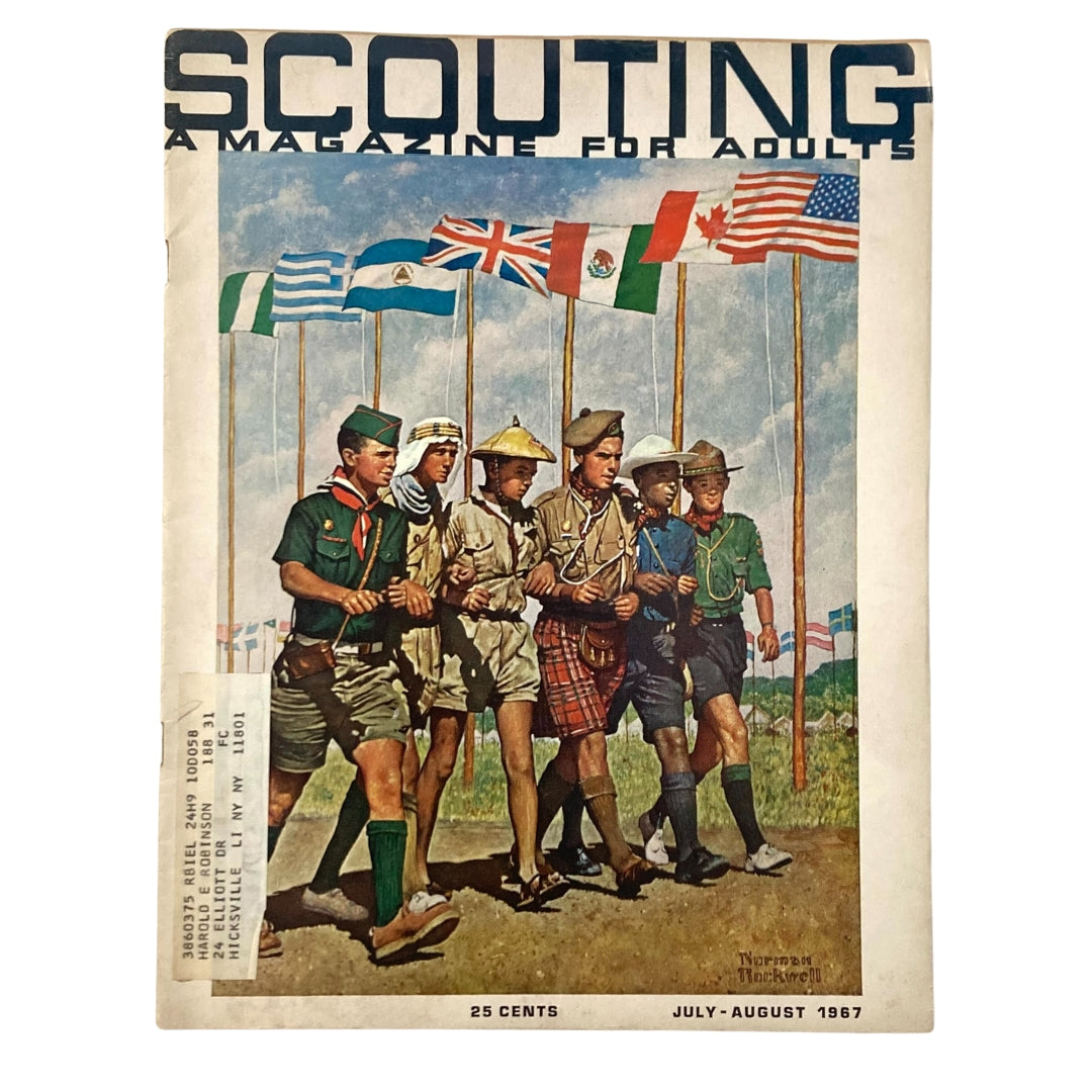 VTG Scouting A Magazine for Adults July 1967 Norman Rockwell Illustration Cover