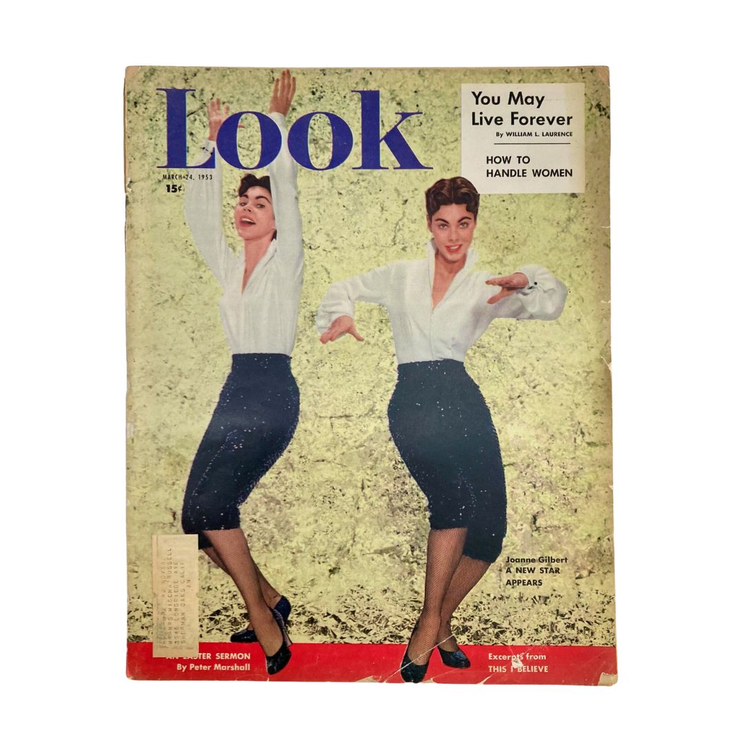 VTG Look Magazine March 24 1953 Joanne Gilbert A New Star Appears