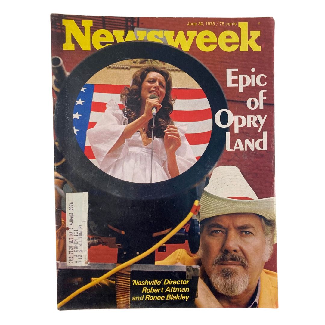 VTG Newsweek Magazine June 30 1975 Robert Altman and Ronee Blakley