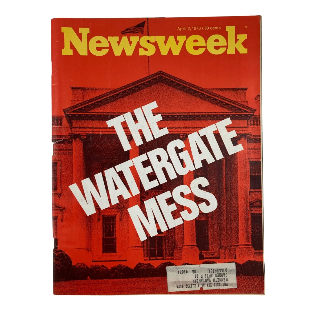 VTG Newsweek Magazine April 2 1973 The Growing Watergate Mess