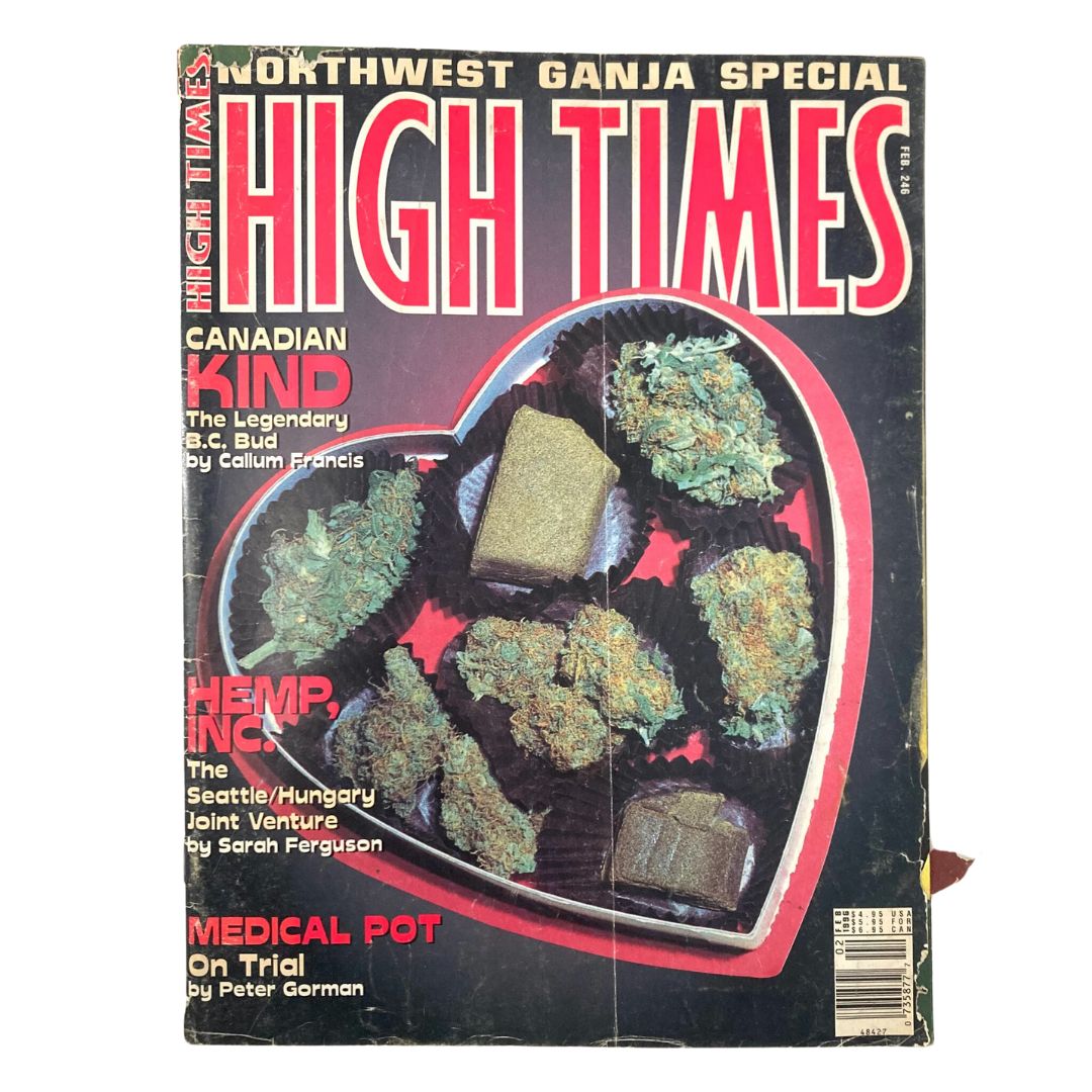 High Times Magazine February 1996 Canadian Kind The Legendary B.C. Bud No Label