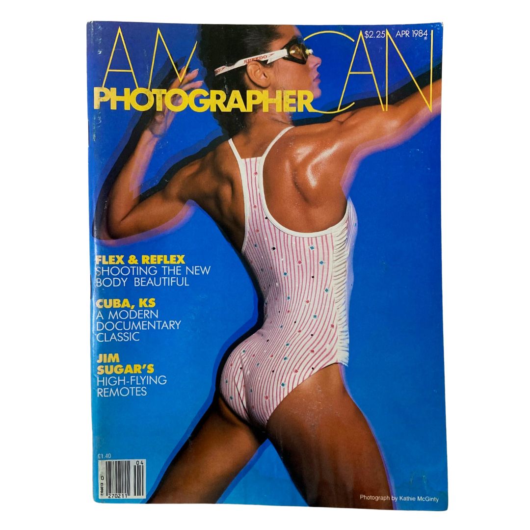 American Photographer Magazine April 1984 Body Builder Gladys Portugues No Label