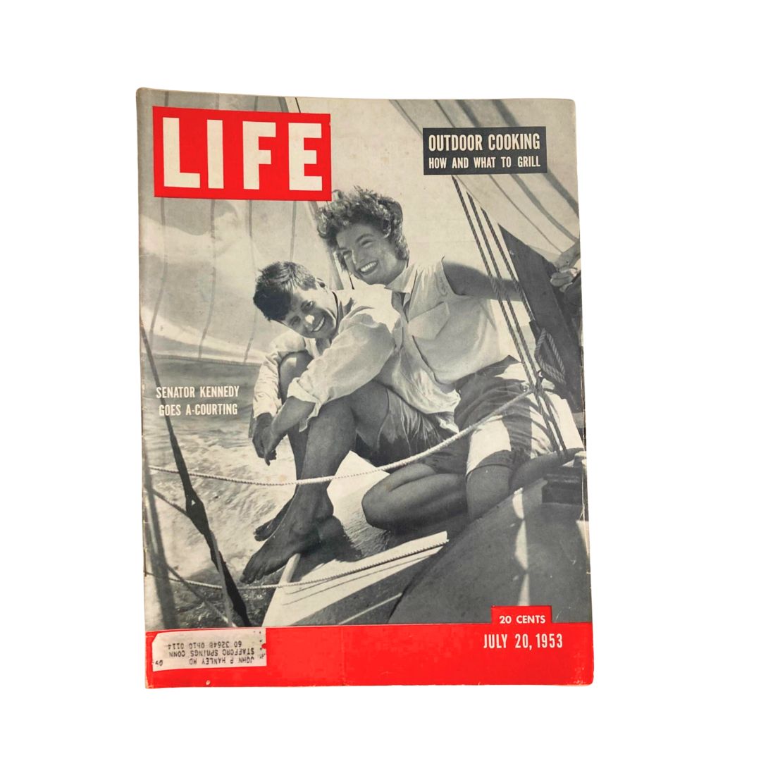 RES* VTG Life Magazine July 20 1953 Vol 35 No. 3 John F. Kennedy & Jackie Lee