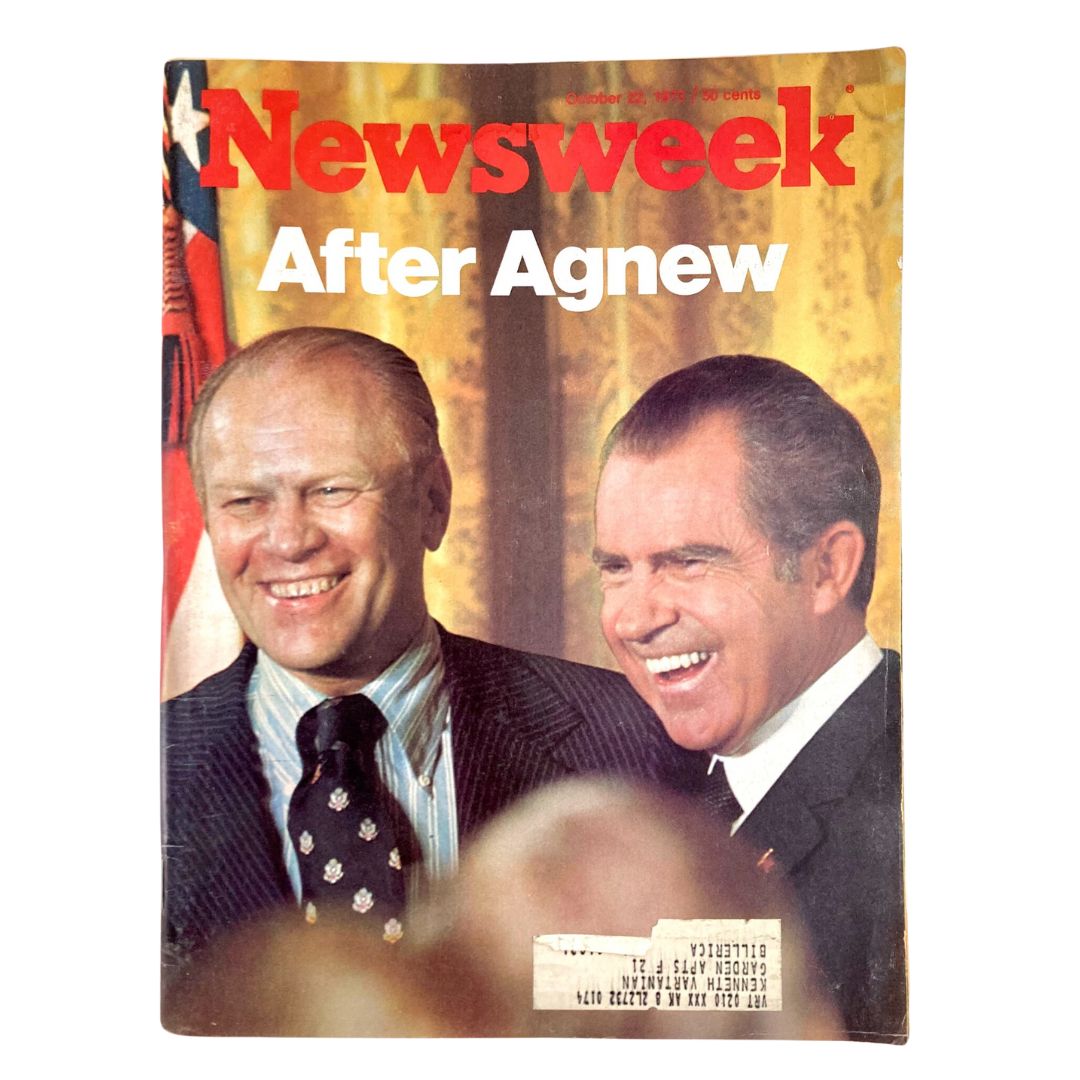 VTG Newsweek Magazine October 22 1973 Richard Nixon and Gerald Ford