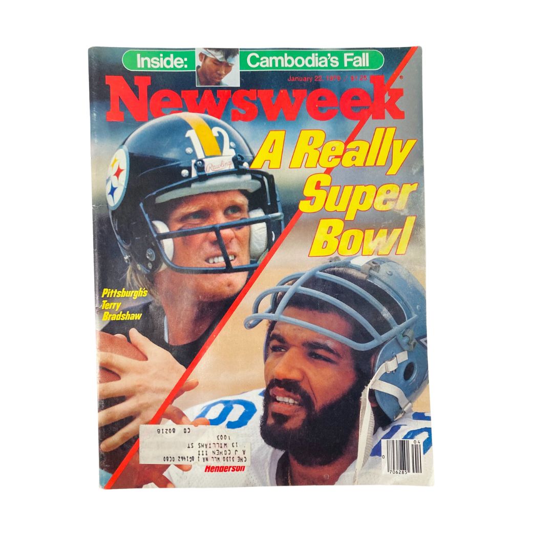 VTG Newsweek Magazine January 22 1979 Terry Bradshaw and Hollywood Henderson