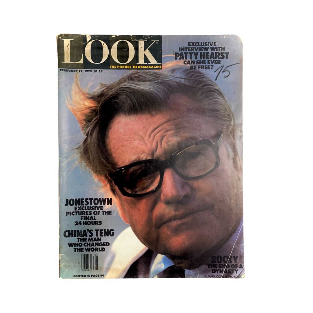 VTG Look Magazine February 19 1979 Vol 1 No. 1 Nelson Rockefeller No Label