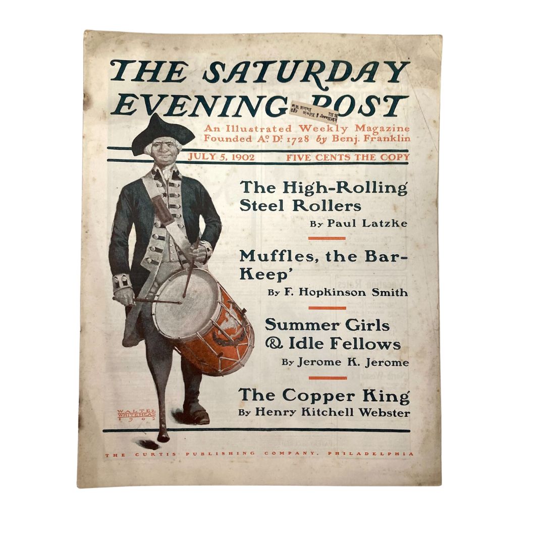 Saturday Evening Post Magazine July 5 1902 The Copper King GD Interior