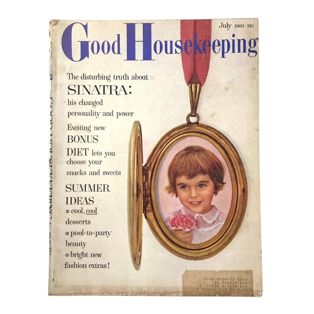 VTG Good Housekeeping Magazine July 1960 Disturbing Truth About Frank Sinatra