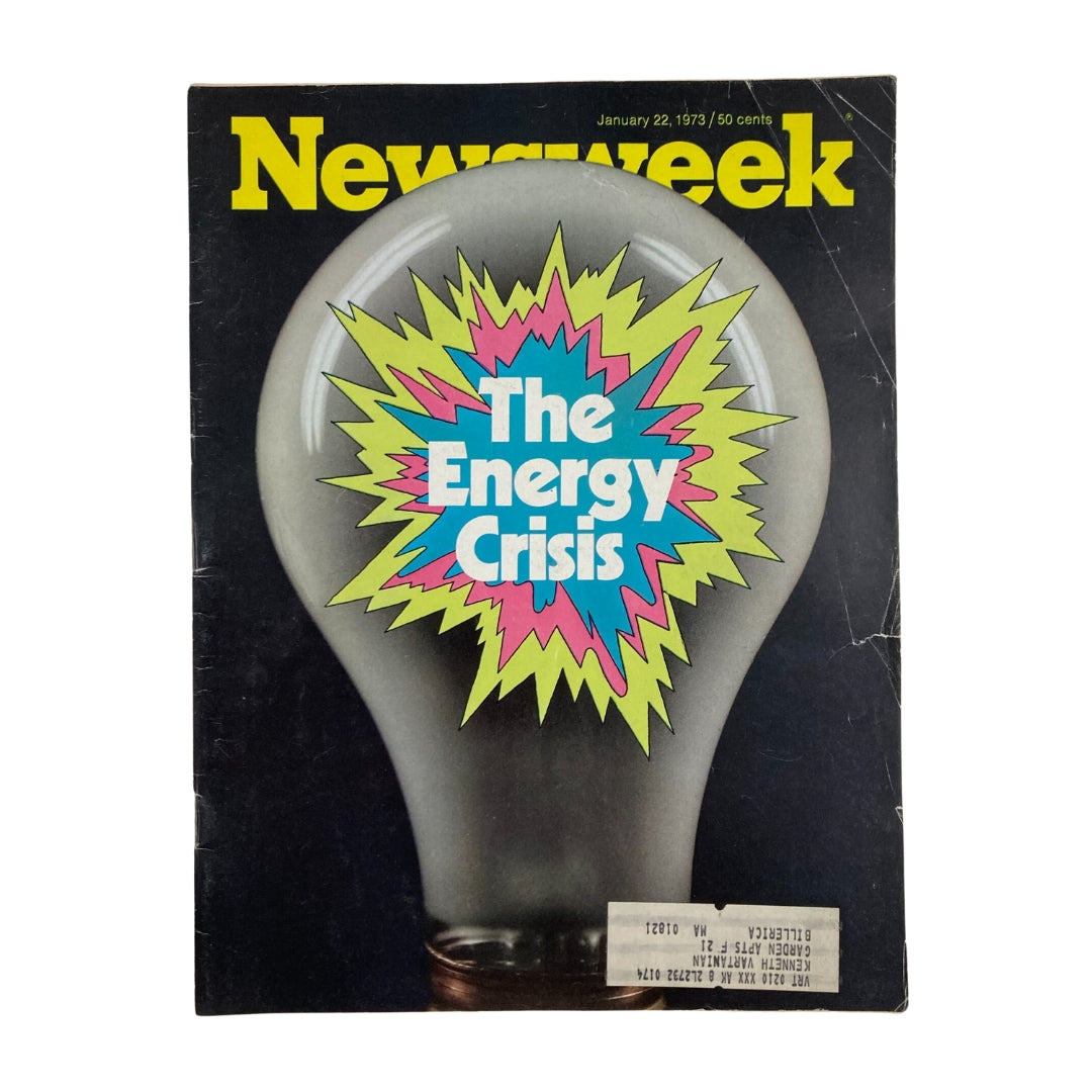 VTG Newsweek Magazine January 22 1973 The Energy Crisis in The United States