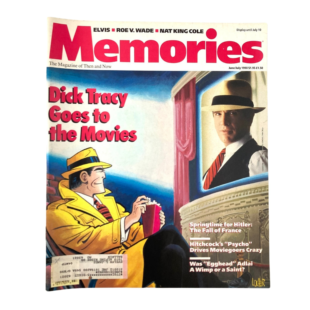 Memories Magazine of Then and Now June 1990 Dick Tracy Goes to the Movies