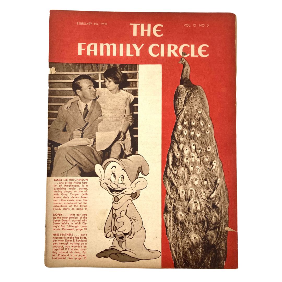 VTG The Family Circle Magazine February 4 1938 Janet Lee Hutchinson No Label