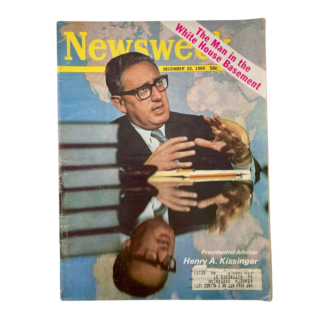 VTG Newsweek Magazine December 22 1969 Henry A. Kissinger Presidential Adviser