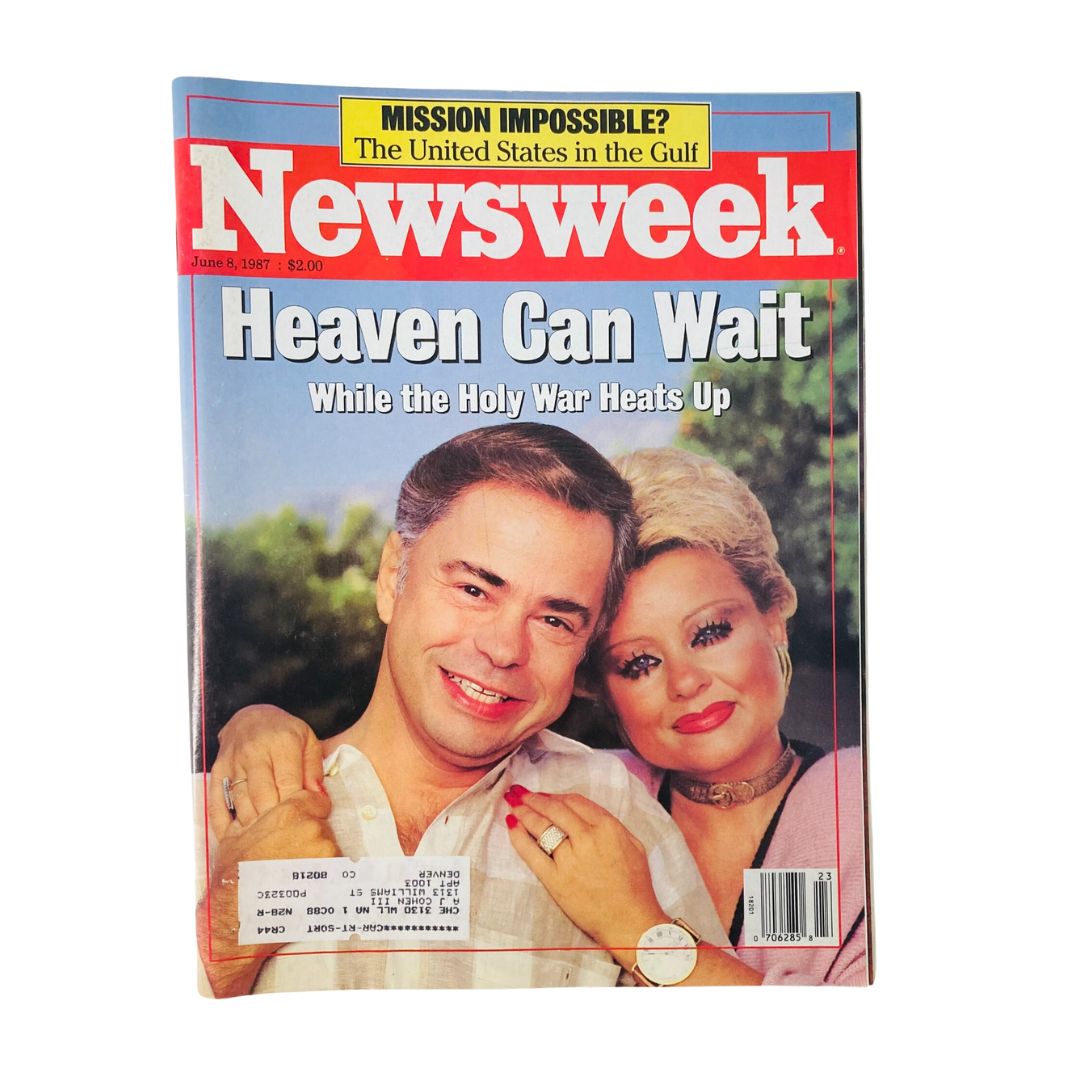 VTG Newsweek Magazine June 8 1987 Jim and Tammy Faye Bakker in Exile