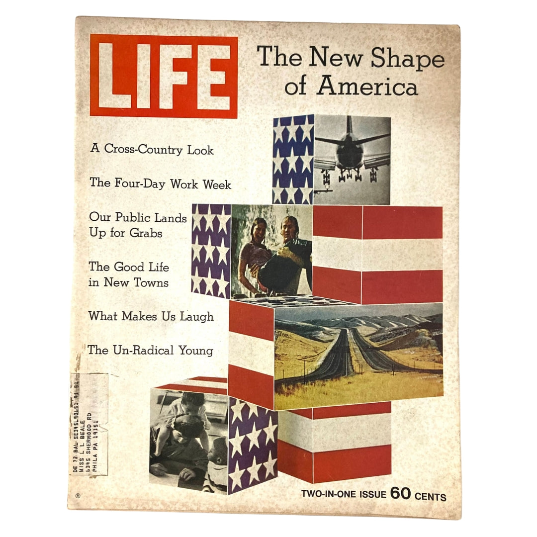 RES* VTG Life Magazine January 8 1971 Vol 70 No. 1 The New Shape of America