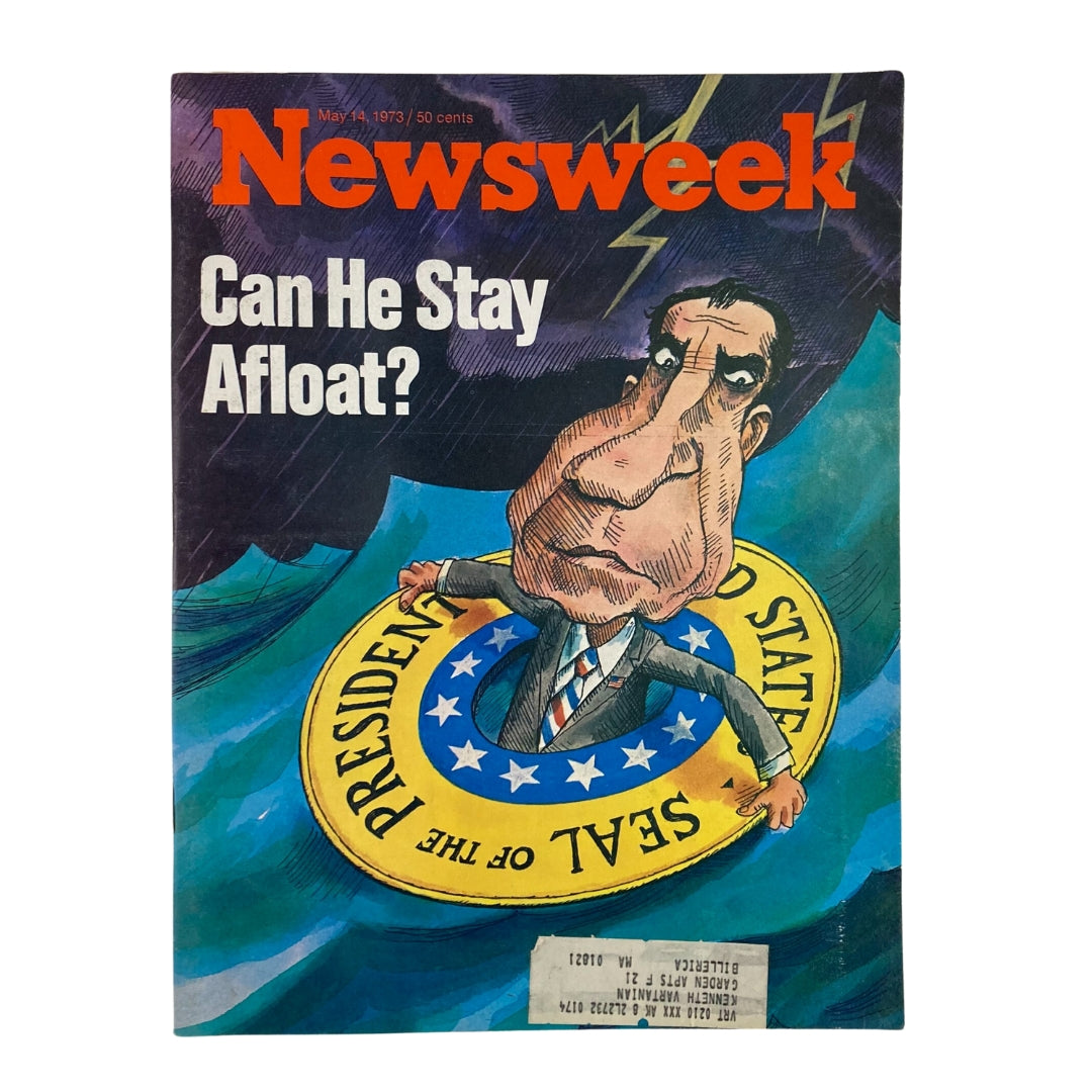 VTG Newsweek Magazine May 14 1973 Richard Nixon, Can He Stay Afloat?