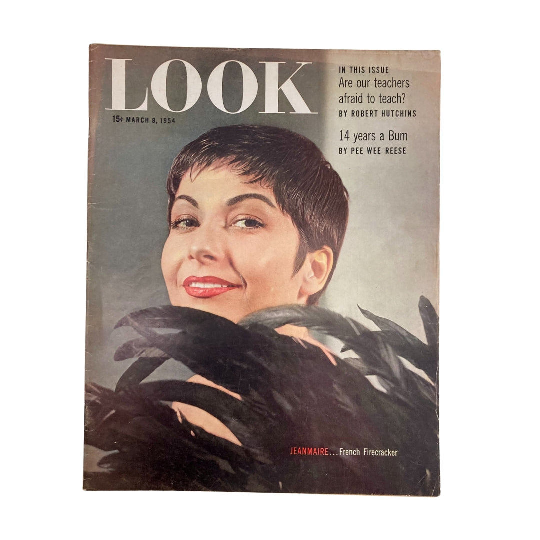 VTG Look Magazine March 9 1954 Jeanmarie, French Firecracker No Label