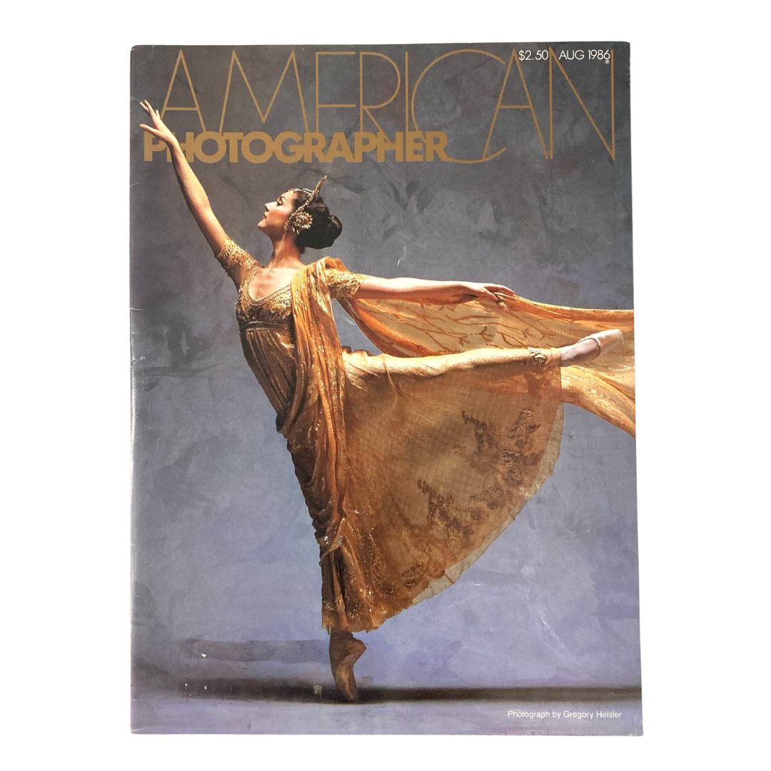 American Photographer Magazine August 1986 Dancer Cynthia Harvey No Label