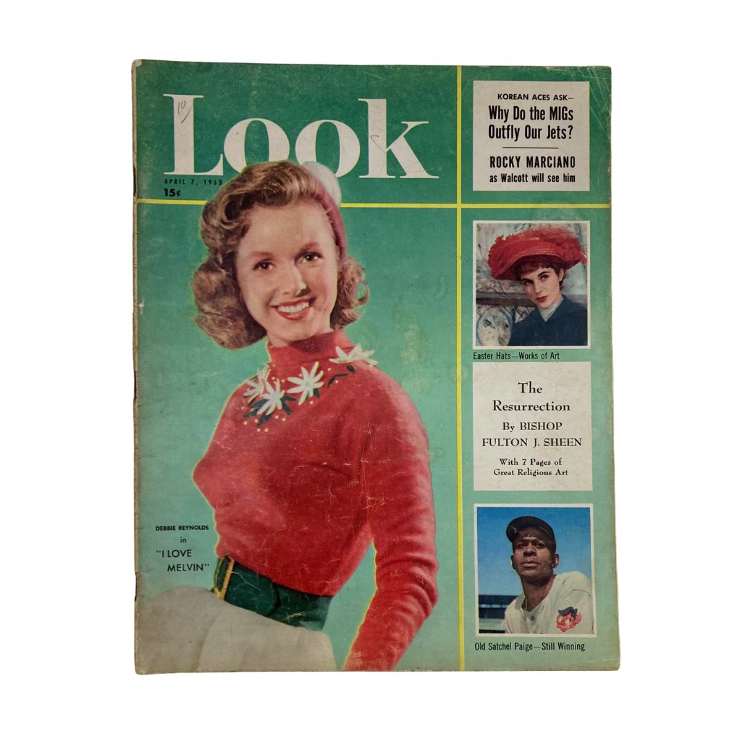 VTG Look Magazine April 7 1953 Debbie Reynolds in I Love Melvin No Label