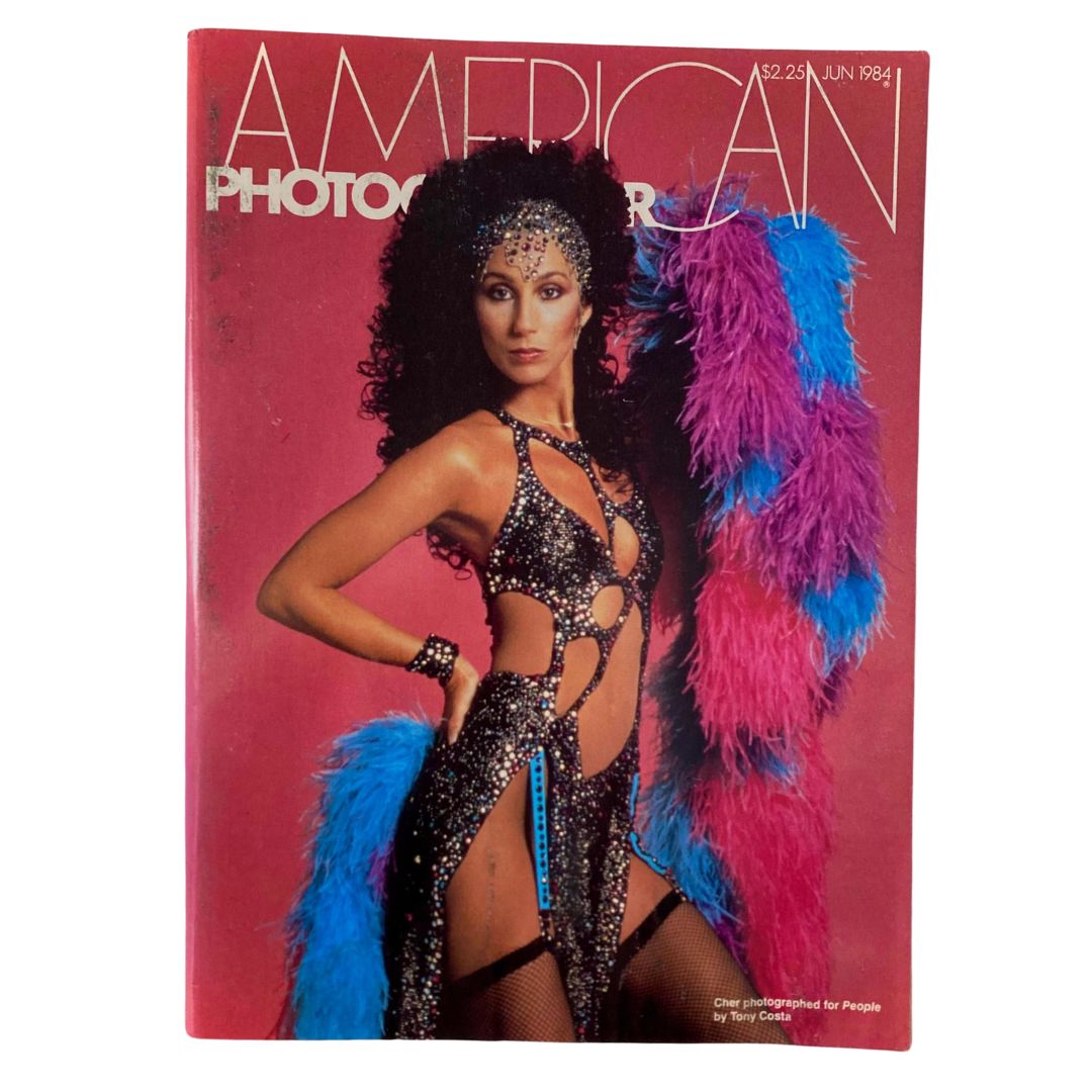 American Photographer Magazine June 1984 Cher Photograph for People No Label