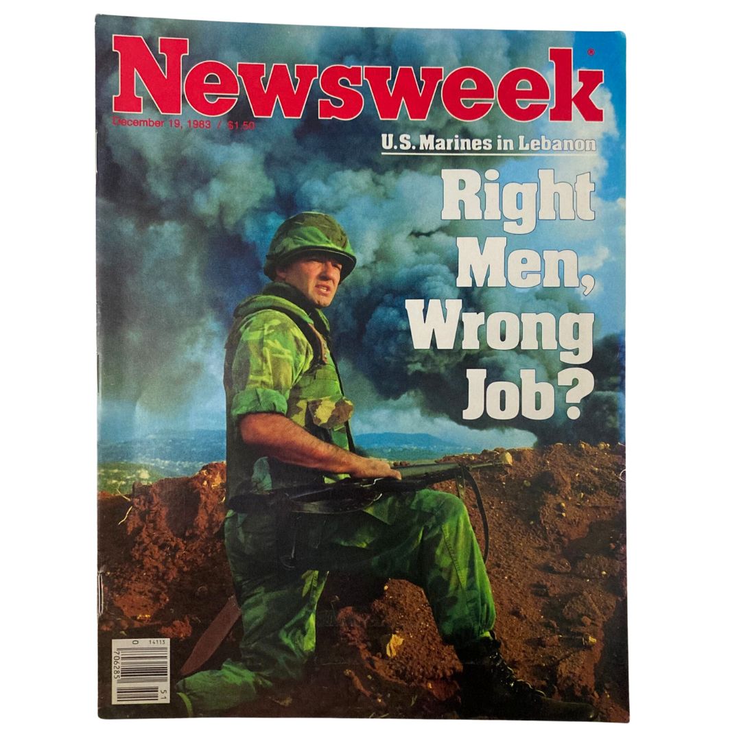 VTG Newsweek Magazine December 10 1983 U.S. Marines in Lebanon No Label VG