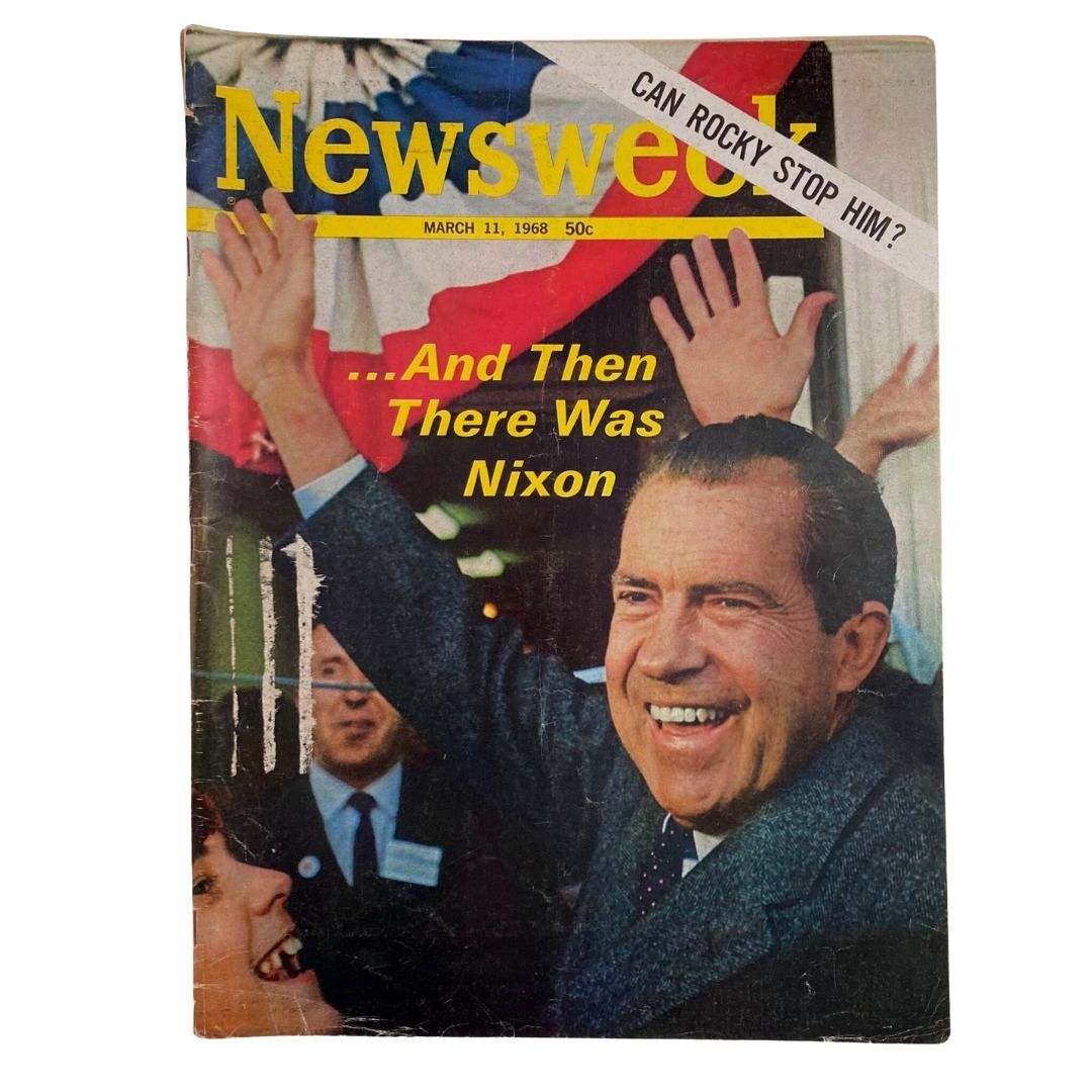 VTG Newsweek Magazine March 11 1968 And Then There Was Richard Nixon