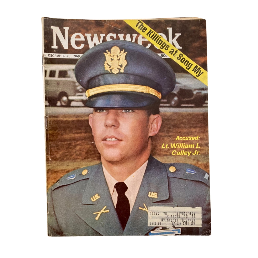 VTG Newsweek Magazine December 8 1969 Accused Lt. William L. Calley Jr.