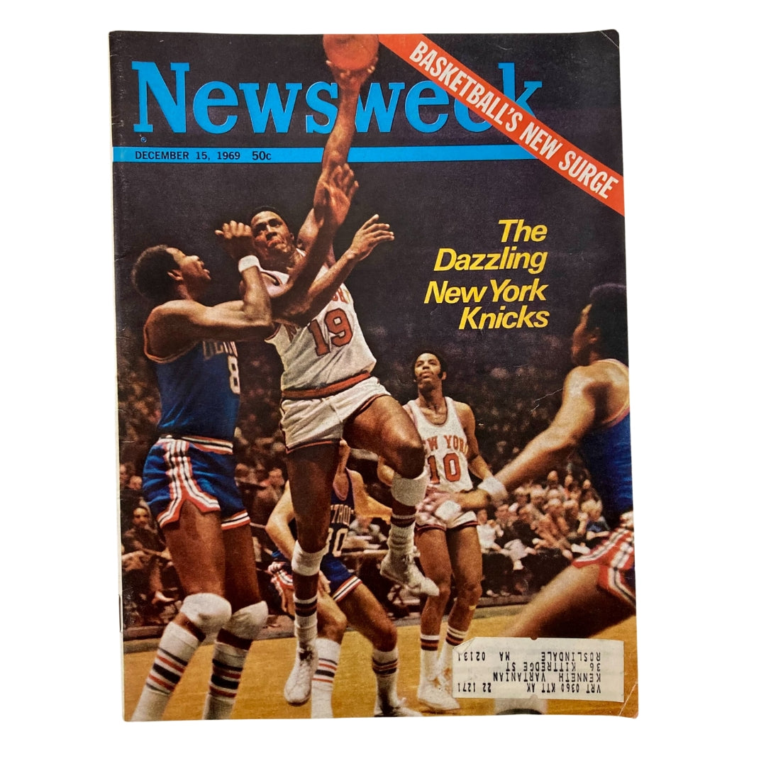 VTG Newsweek Magazine December 15 1969 The Dazzling New York Knicks