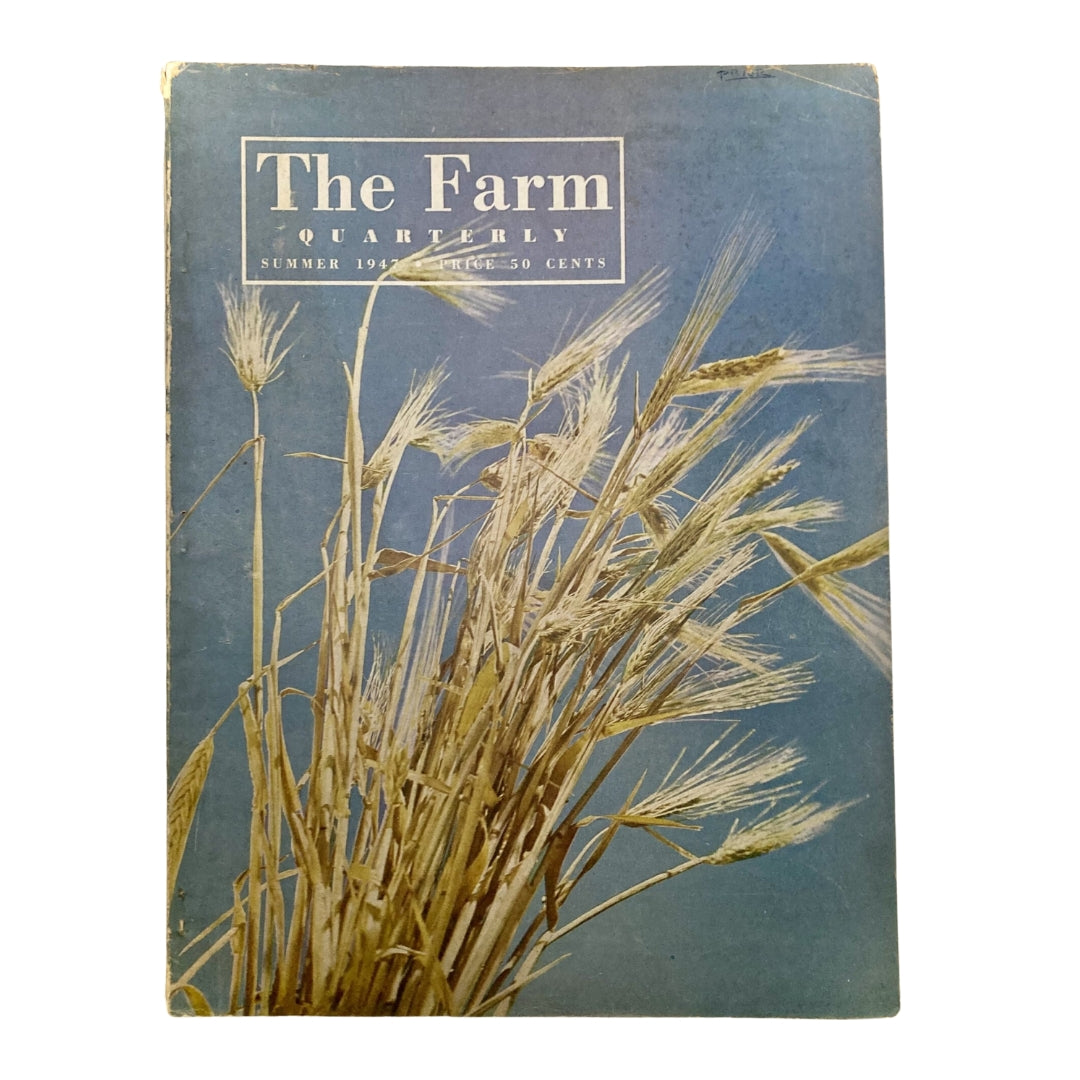 VTG The Farm Quarterly Magazine Summer 1947 Hunger Signs in Corn No Label