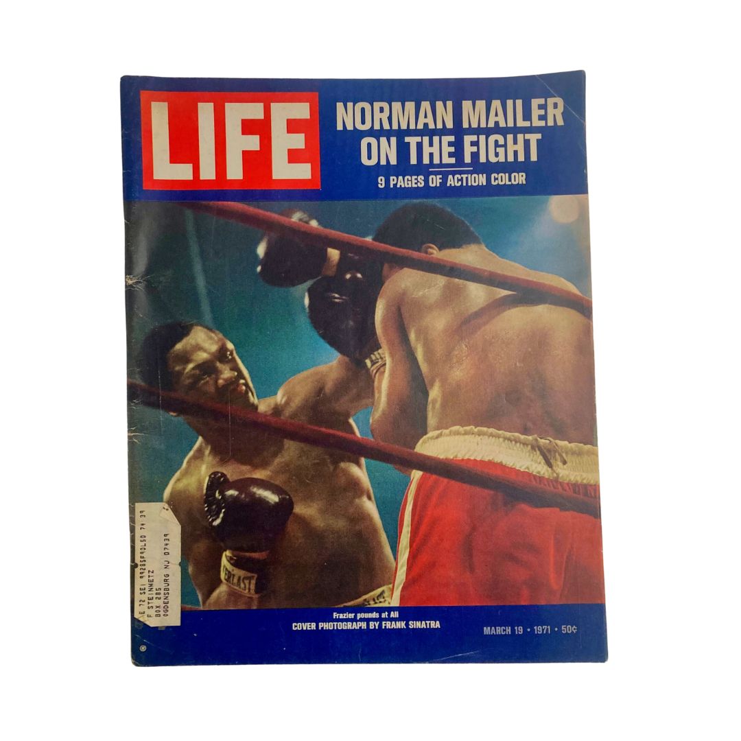 RES*Life Magazine March 19 1971 Muhammad Ali vs. Joe Frazier II by Frank Sinatra