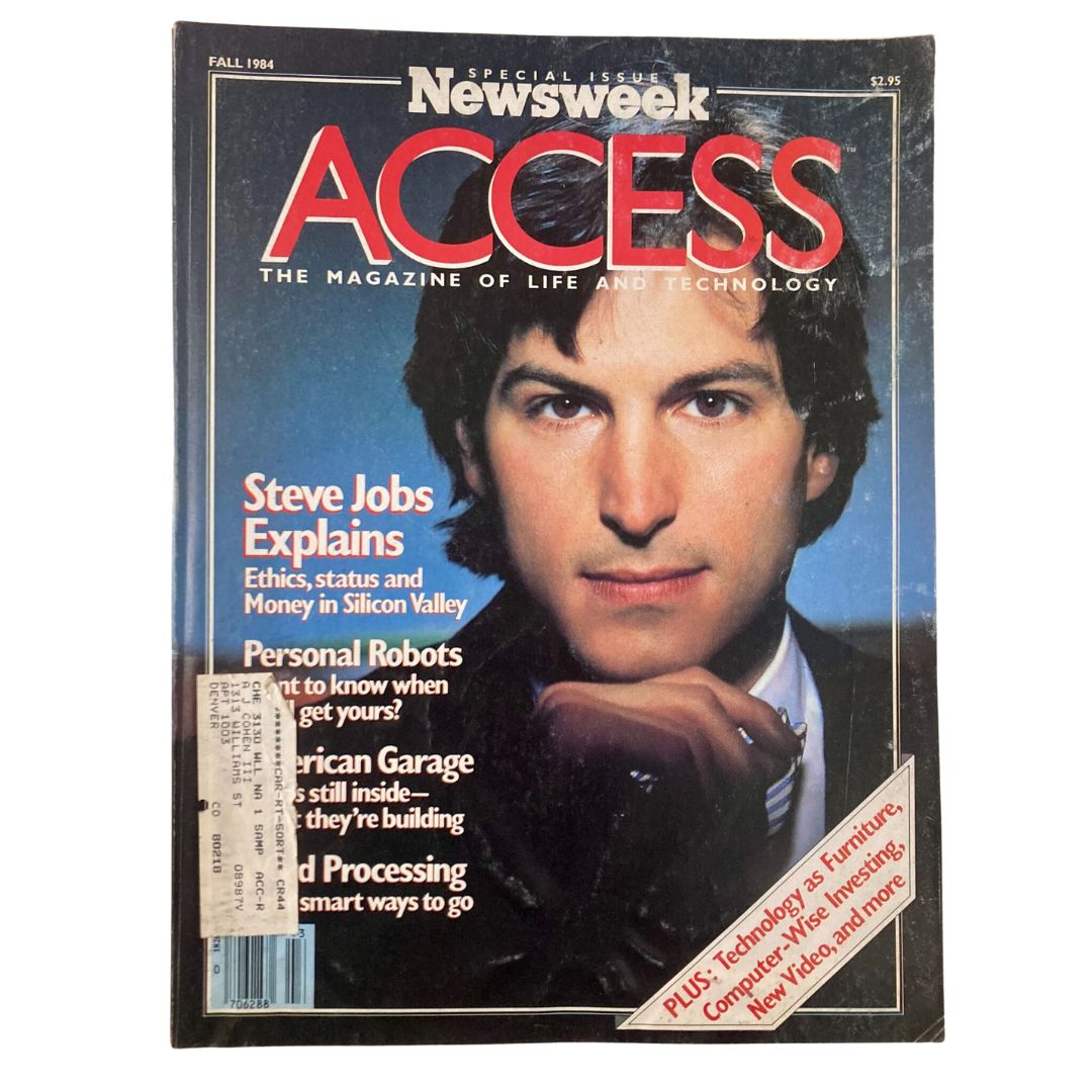 VTG Newsweek Magazine Fall 1984 Special Issue Access Steve Jobs Explains