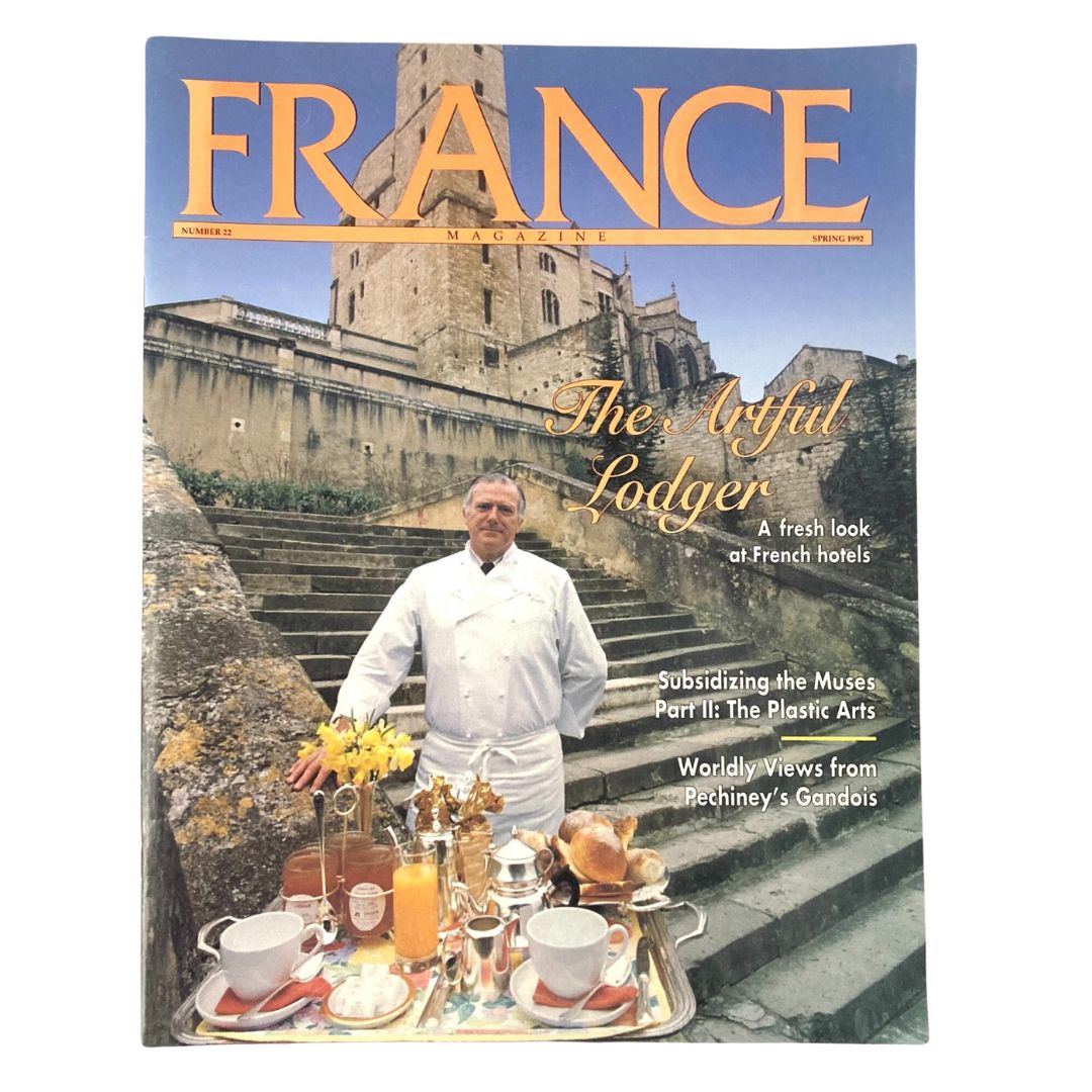 France Magazine Spring 1992 No. 22 The Artful Lodger French Hotels VG No Label