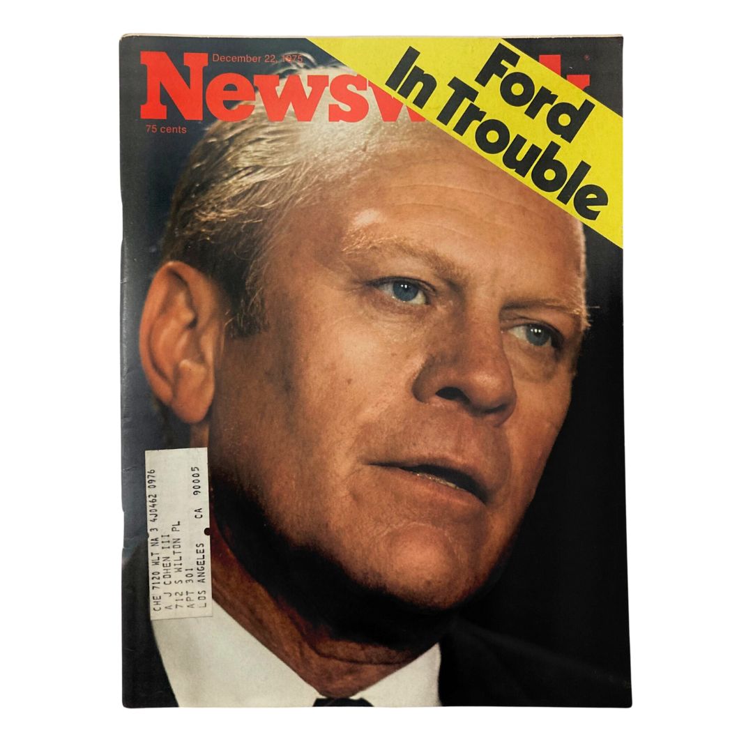 VTG Newsweek Magazine December 22 1975 Gerald Ford In Trouble