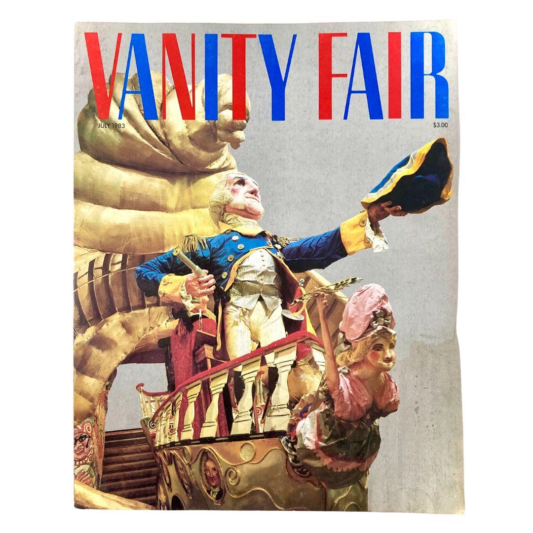 VTG Vanity Fair Magazine July 1983 George Washington by Red Grooms No Label